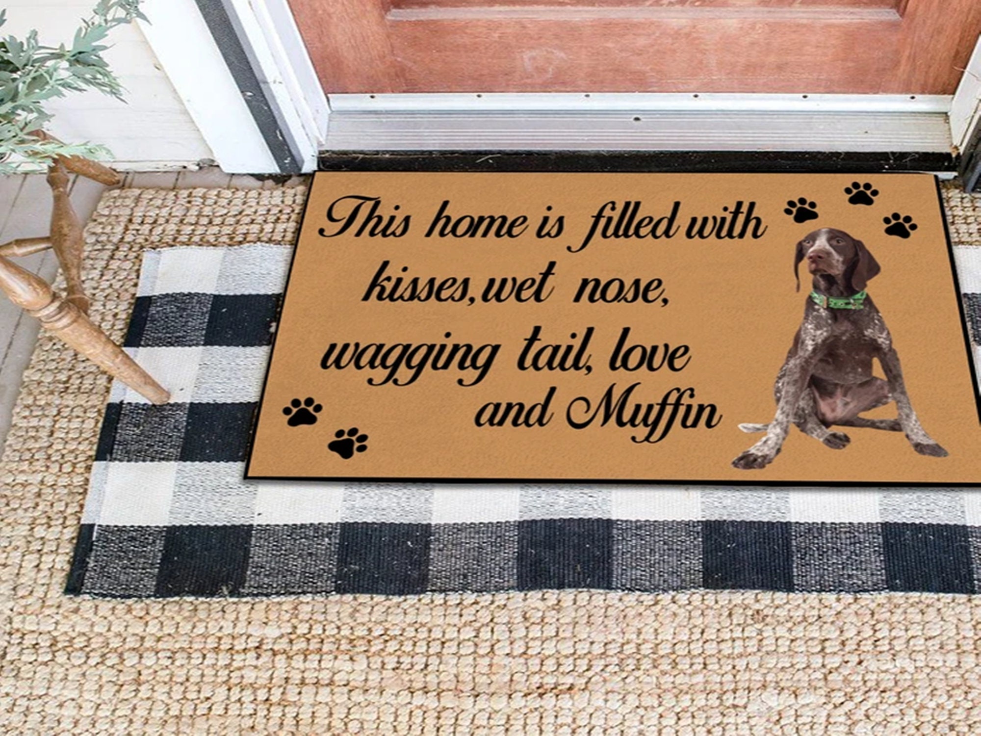 Personalizado Doormat Pet Doormat Bienvenida Funny Doormat Etsy