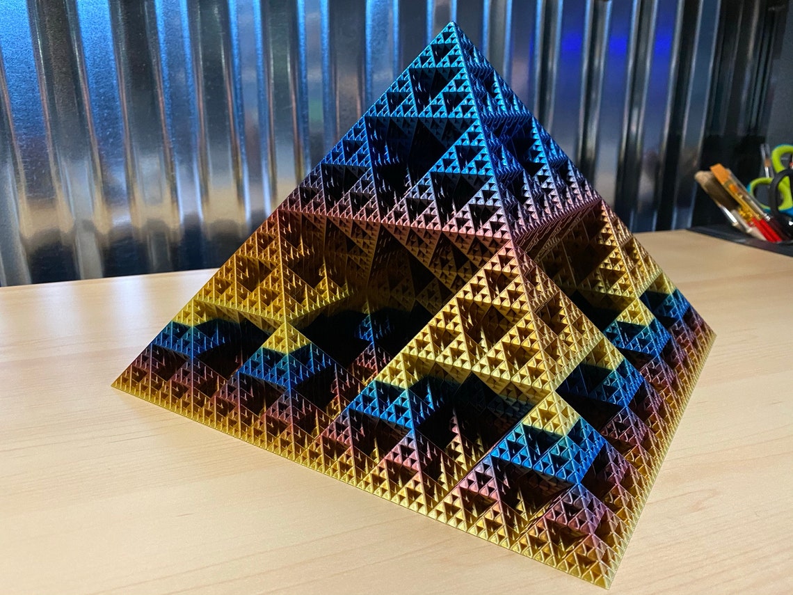 Fractal Pyramid XXL Sierpinski Octahedron 3D Print | Etsy