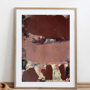 Dipinto acrilico su carta 30 x 40 cm / Opera d'arte astratta originale / Dipinto originale dipinto a mano {senza cornice}