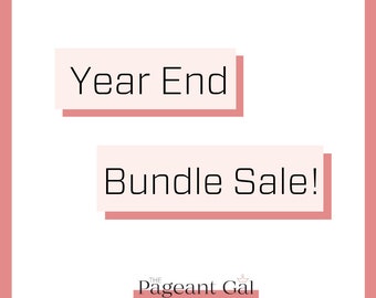 Pageant Preparation Bundle Sale