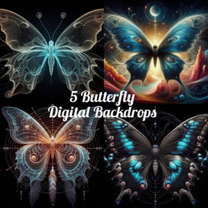 Butterfly, Digital Art Print, Picture Art PNG, Unique designs for T-shirts