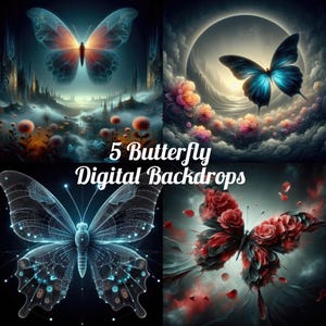 Butterfly, Digital Art Print, Picture Art PNG unique designs for T-shirts