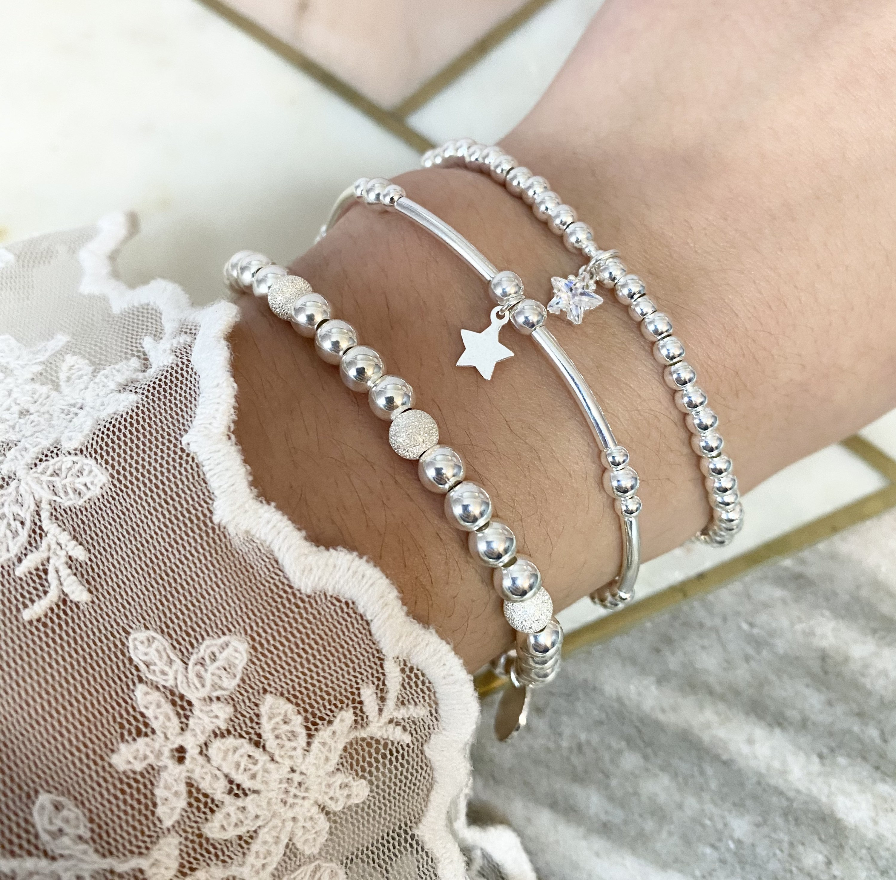 Star Charm Jewellery Set 925 Handmade Beaded Bracelets & Etsy UK