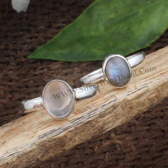 Semi precious stone clearance rings