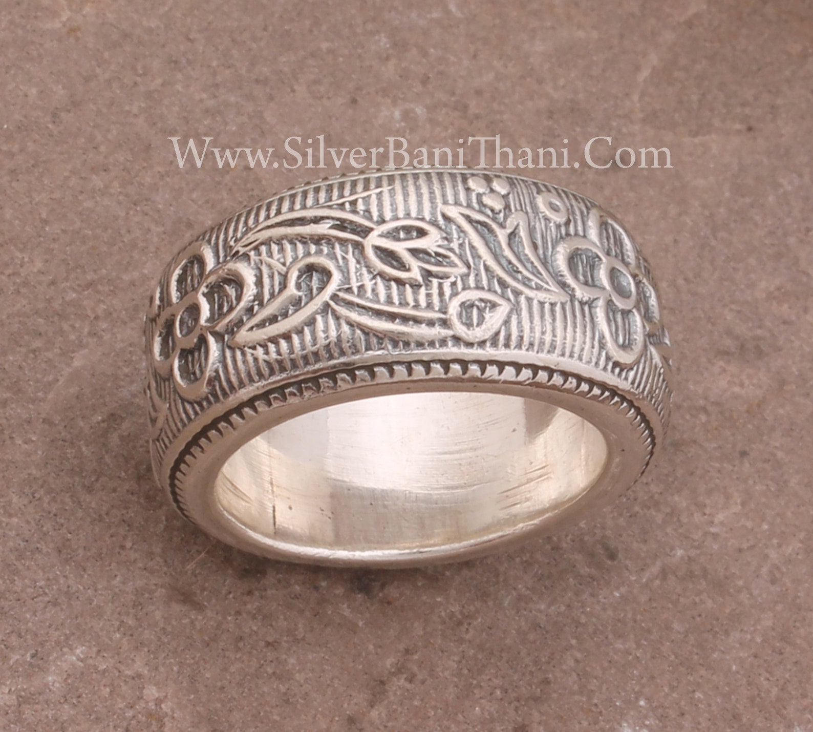 Solid Silver Band Ring Plain Silver Band 925 Sterling Solid Etsy