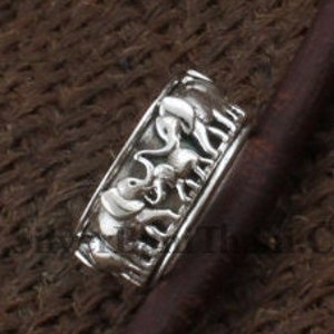 Elephant Spinner Ring- SF: 8 main image 1