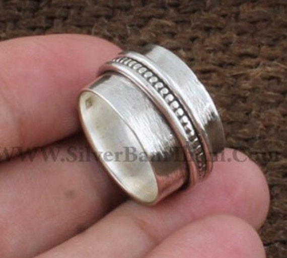Spinner Ring Sterling Silver Ring All Time Spinner Ring Best