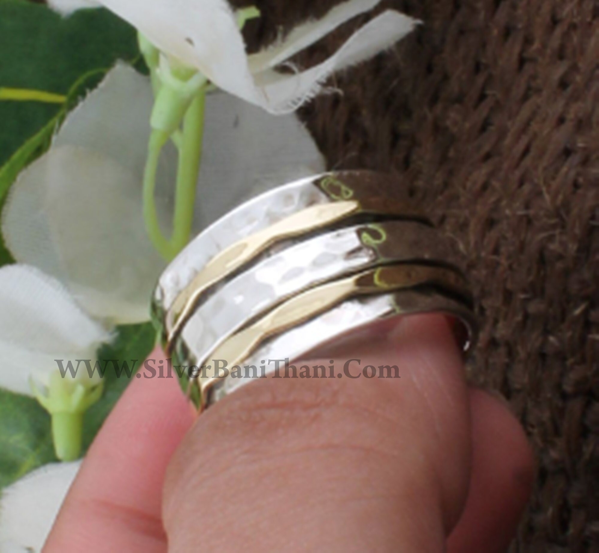 Spinner Ringhandcrafted Band Ring925 Sterling Solid Silver Etsy