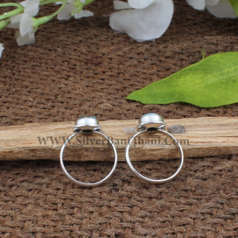 Anniversary Ring Authentic,Sales, Two Stone Silver Ring Boho Ring Cabochon Ring Amazing Multi Stone Ring Sterling Item Gift Ring
