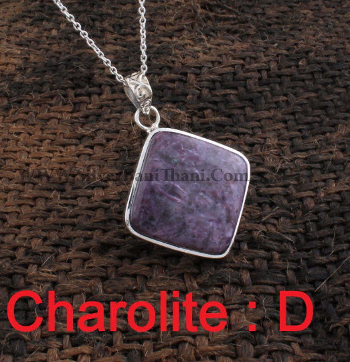 Bijou bague en argent sterling 925 pierre précieuse taillée améthyste violett