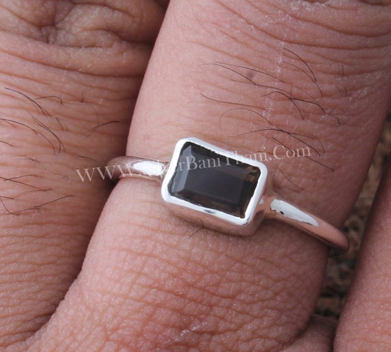 Diamond Rectangle Shape Engagement Ring (14K) – Popular J