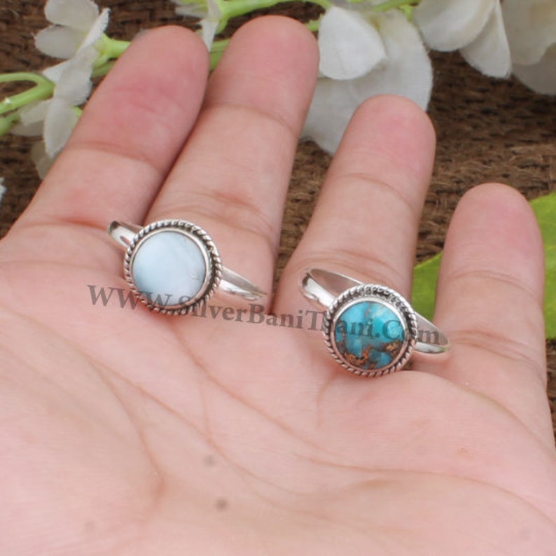 Anniversary Ring Authentic,Sales, Two Stone Silver Ring Boho Ring Cabochon Ring Amazing Multi Stone Ring Sterling Item Gift Ring