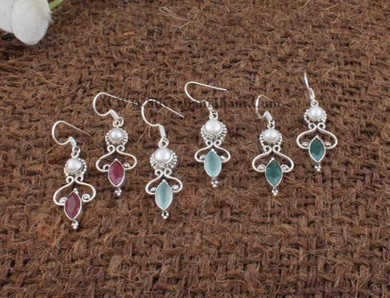 Etsy outlet gemstone earrings