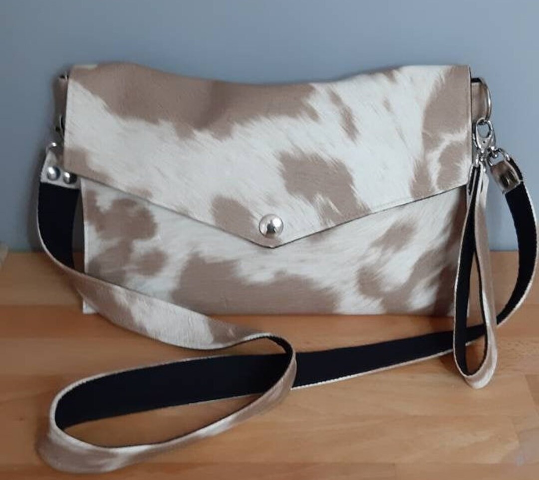 Sac à Dos Femme Simili Cuir Thème Vache - Bandoulière, Fermeture Zip, Fait Main - Neuf Sans étiquettes