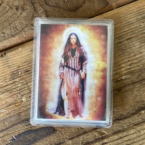 The Magdalen Holy Card.
