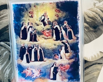 Carmelite Martyrs of Compiegne Holy Card