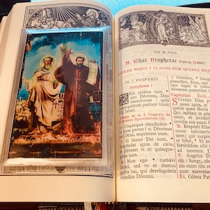 Prophets Elijah and Henoch Return Holy Card (Two Witnesses)