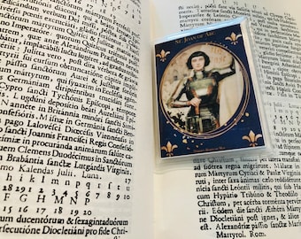 Saint Joan of Arc Holy Card