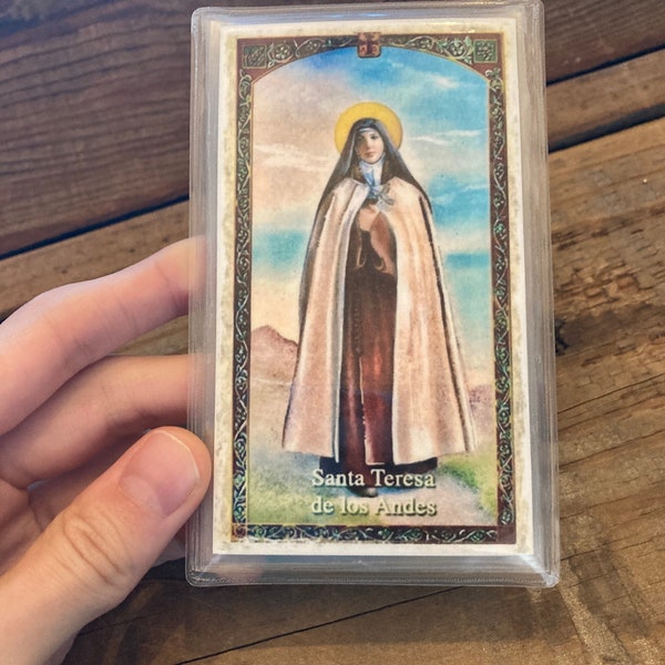 Teresa of the Andes Holy Card