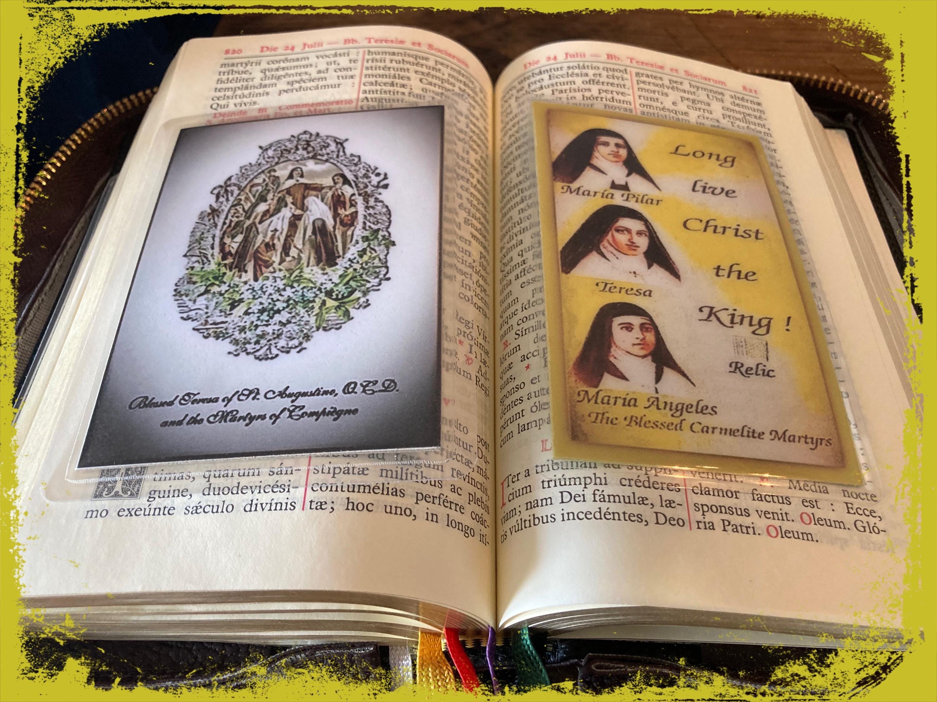 Carmelite Martrys of Compiegne and Guadalajara Holy Cards