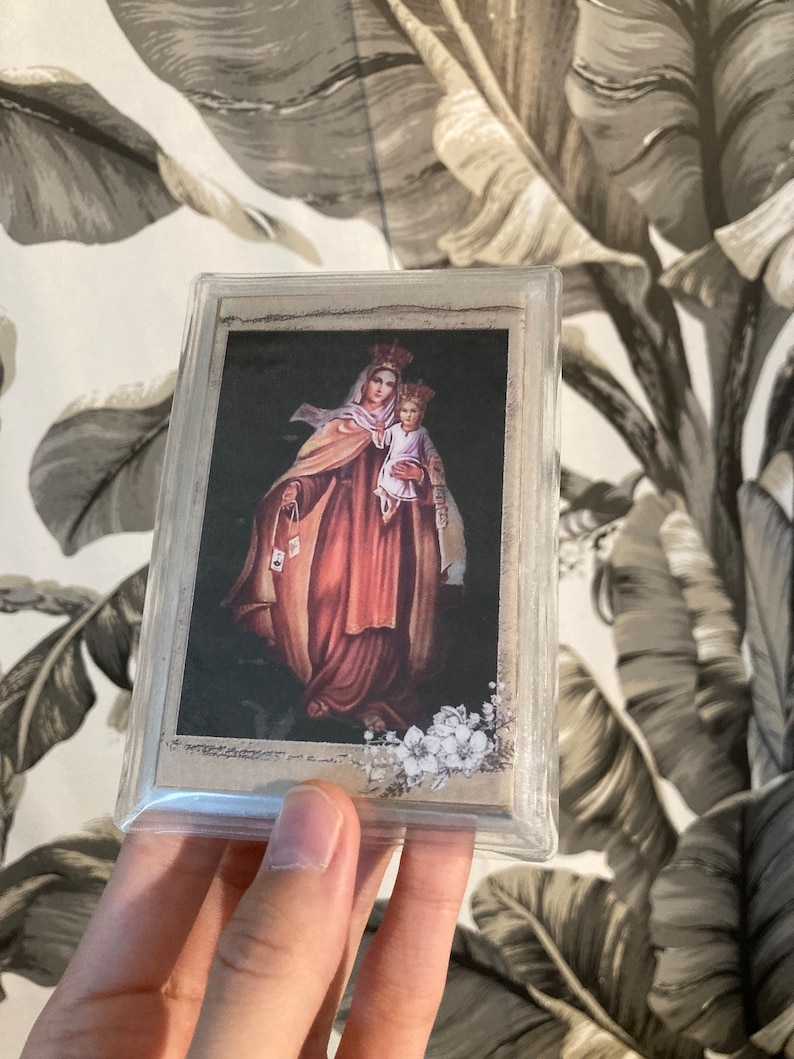 Our Lady of Mount Carmel Holy Card - Etsy