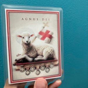 Lamb of God Holy Card