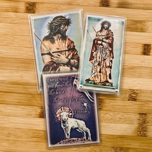Lamb of God, Passion of Christ Holy Card Set
