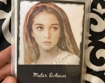 Mary, Mother of the Church (Mater Ecclesiae) Wallet Size Holy Card