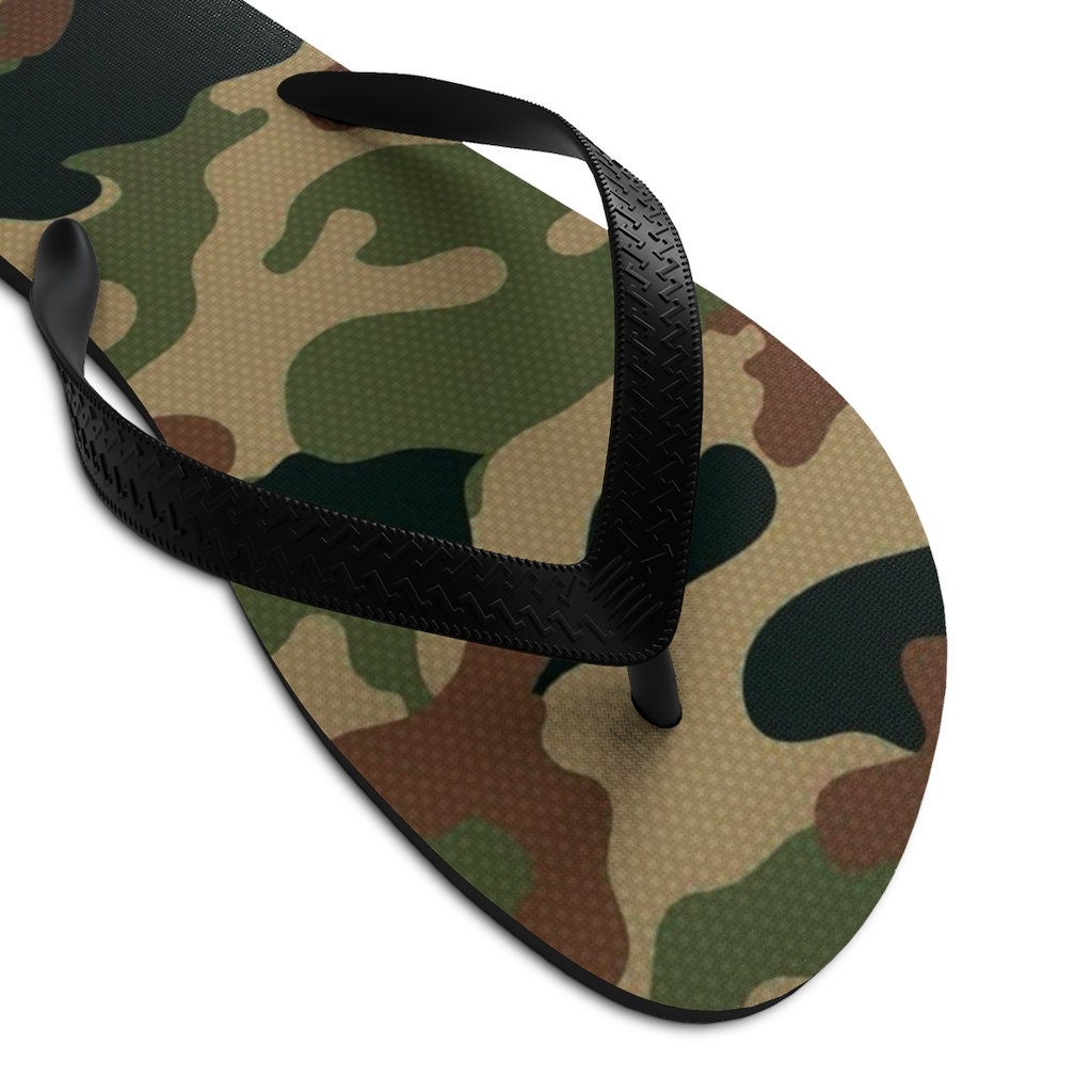 Unisex FlipFlops Camouflage Camo Sandals Beach Summer Etsy