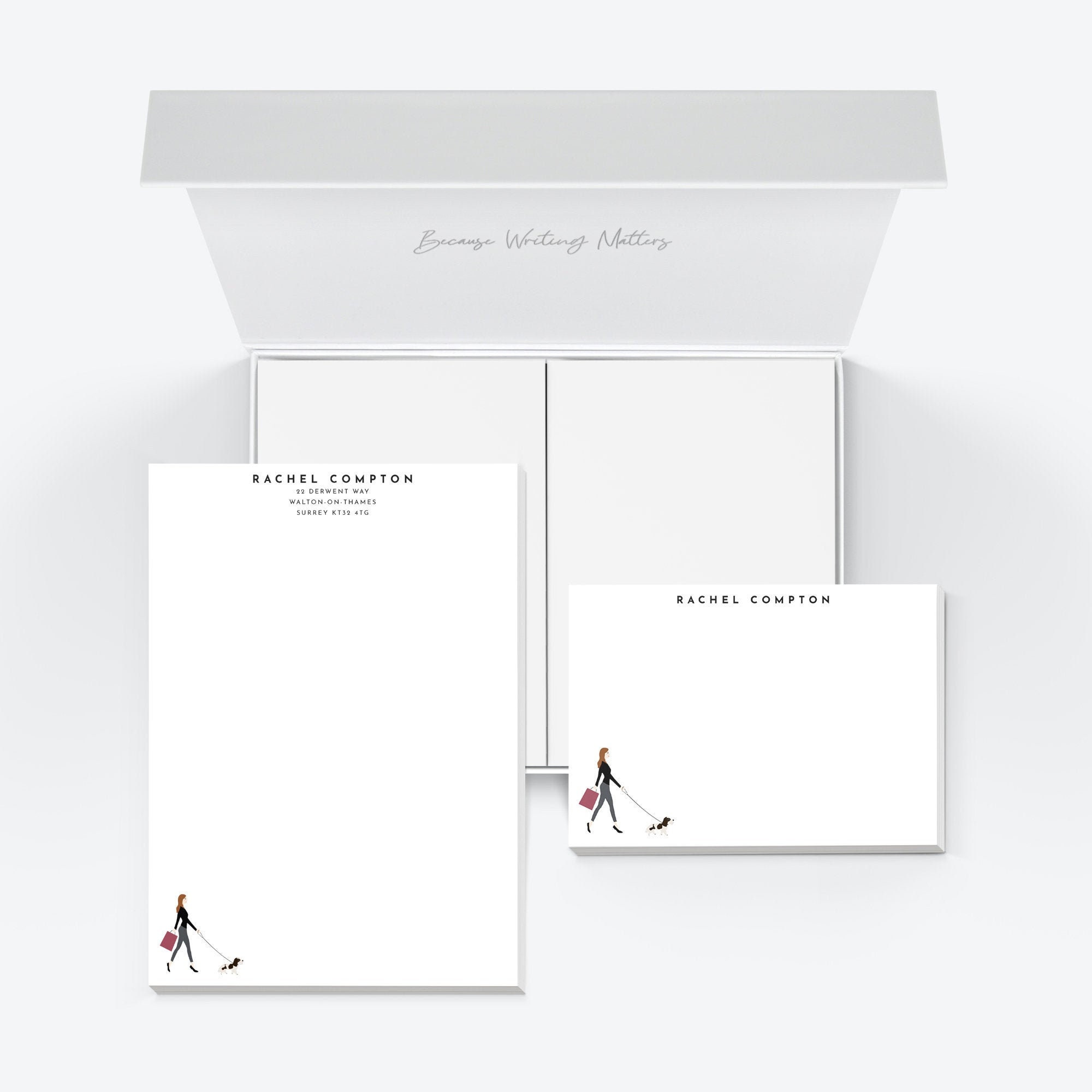 Personalised stationery gift set with letter writing paper and Etsy
