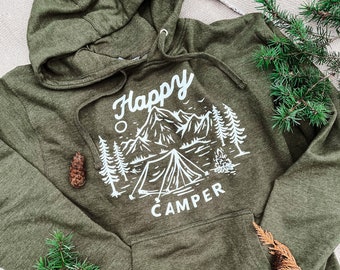 Happy Camper | Unisex | Pullover Hoodie (G)