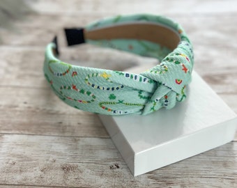 swiftie headband, knotted headband, swiftie merch accessories, st patricks day headband,  friendship bracelet gifts, easter basket stuffers