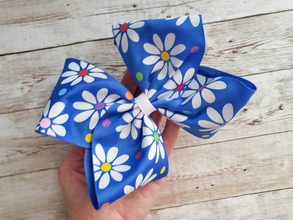 Daisy Hairbow Daisy Hair Bow Daisy Girl Scout Hair Bow Etsy