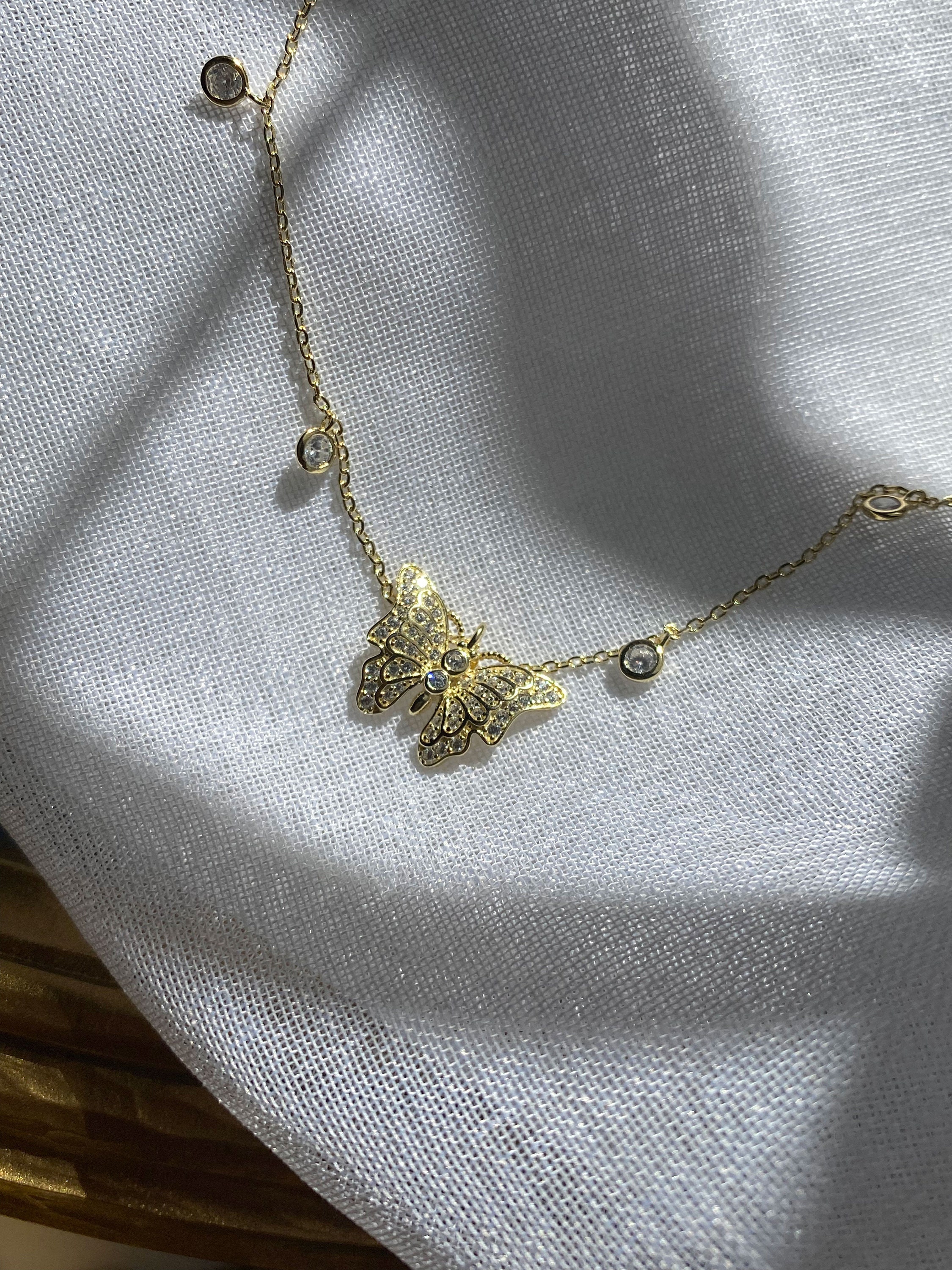 Butterfly Pendant Chain In India At Missy Lynch Blog