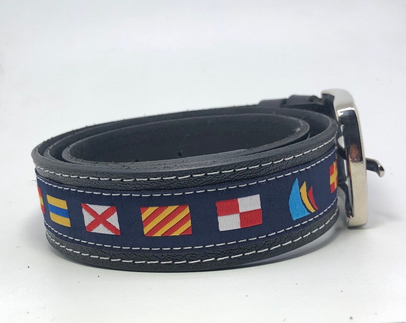 Sailor belt 100 natural leather for yacht Etsy