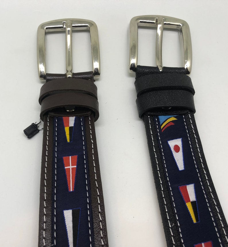 Sailor belt 100 natural leather for yacht Etsy