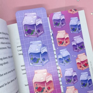 Dreamy Roses Bookmark | Kawaii Aesthethic | Cute Bookmark | Double Printed | Book Lovers | Cute Stationery | Reading Accessories