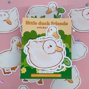 Paquete de pegatinas de Duck Friends / Pegatinas de pato / Pegatinas mate / Pegatinas para portátil / Pegatinas de vinilo / Pegatinas decorativas / Bonitas, impermeables / Hydroflask