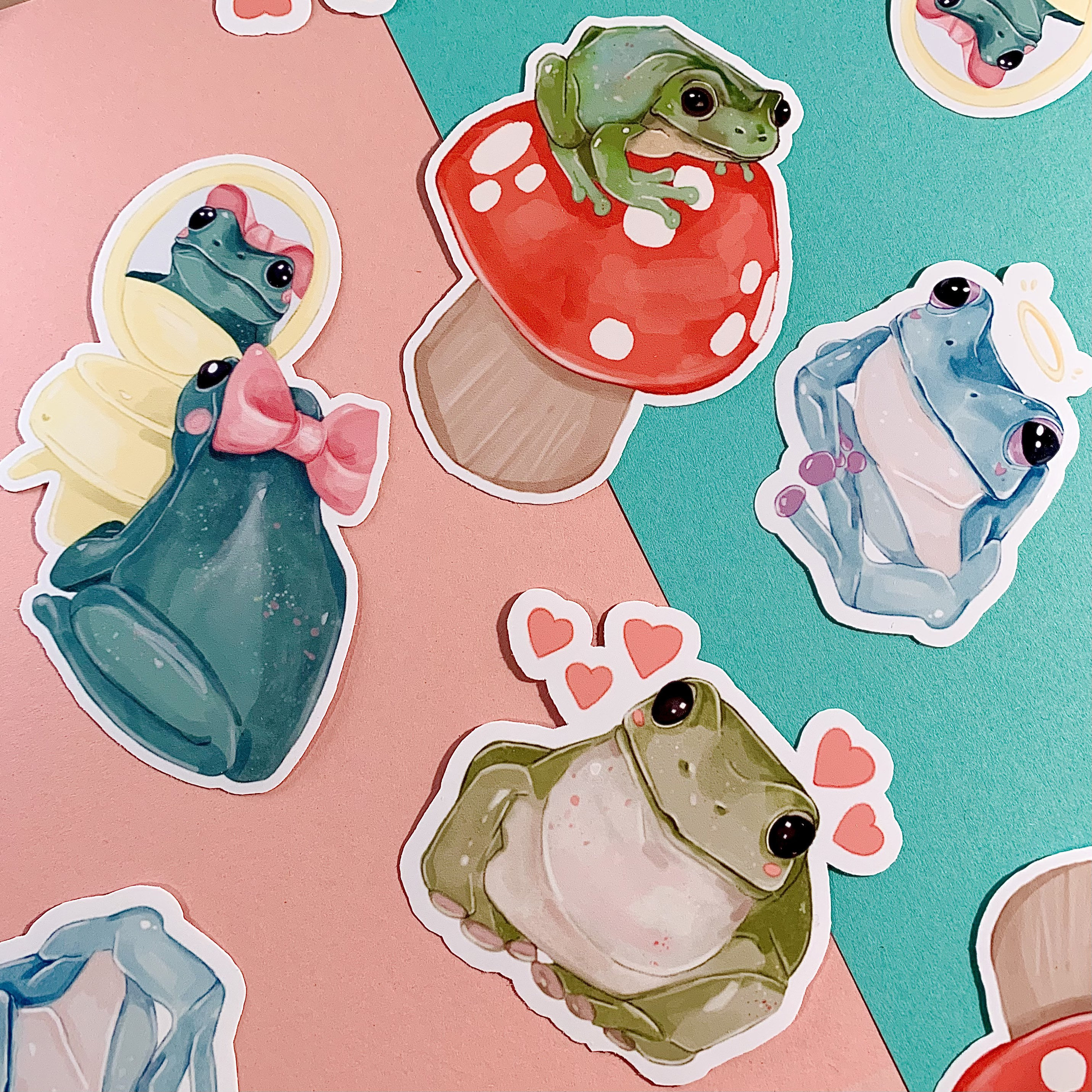 Frog Stickers Frog Buddies 4.0 Sticker Pack Laptop Sticker Vinyl