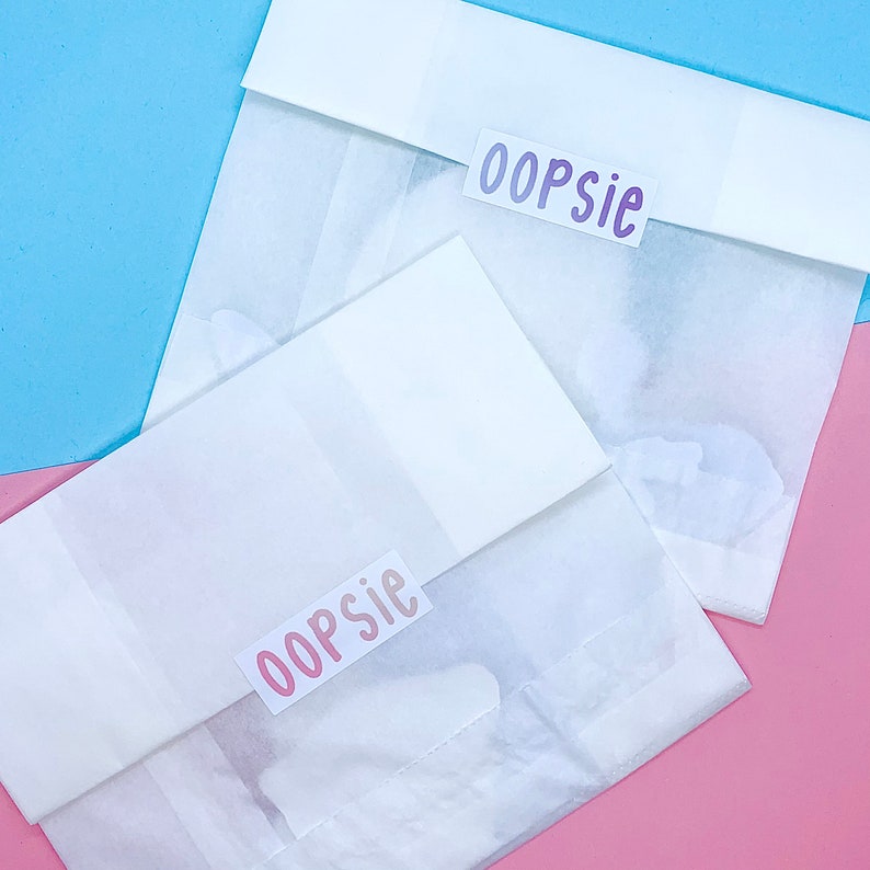 Oops Bags | Discounted Stickers | Grab bag | Kawaii Stickers | Cute stickers | 7 pc | B-Grade Stickers | Holographic Vinyl image 6