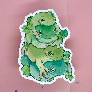Frog Stack Big Frog Sticker Durable Sticker Laptop Sticker Vinyl Toad ...