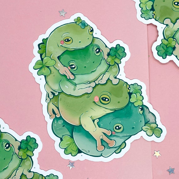 Sticker ente frosch