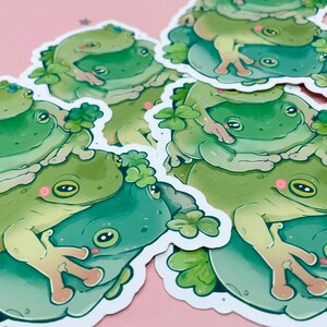 Frog Stack Big Frog Sticker Durable Sticker Laptop Sticker Vinyl Toad ...