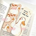 Duck Bookmark | You're on this Page | Cute Bookmark | Double Printed | Cottagecore | Book Lovers | Duckling Stationery | Reading Accessories product logo