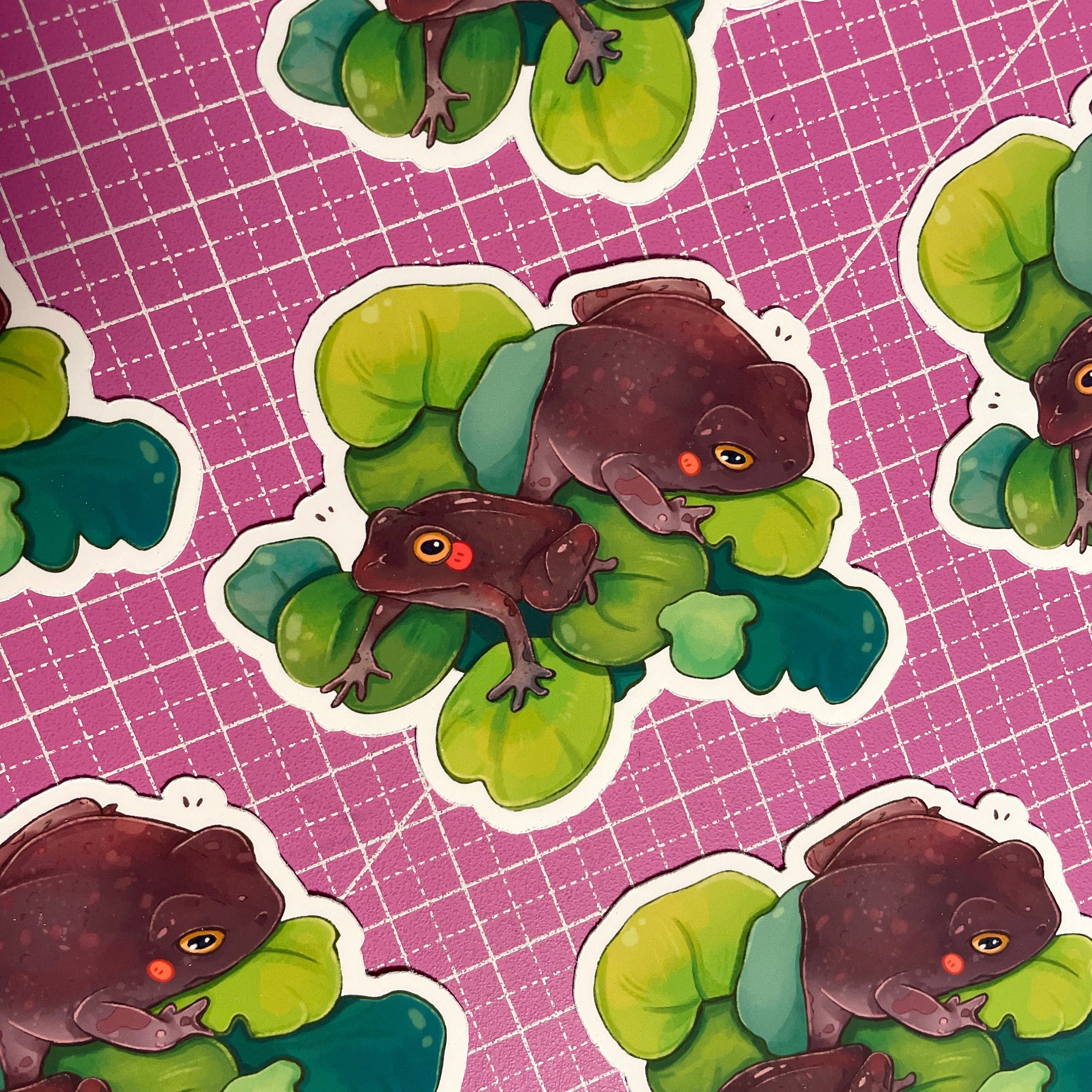 Earl and Toejam Sticker | Rescue Frog Sticker | Toad Amphibian Sticker ...