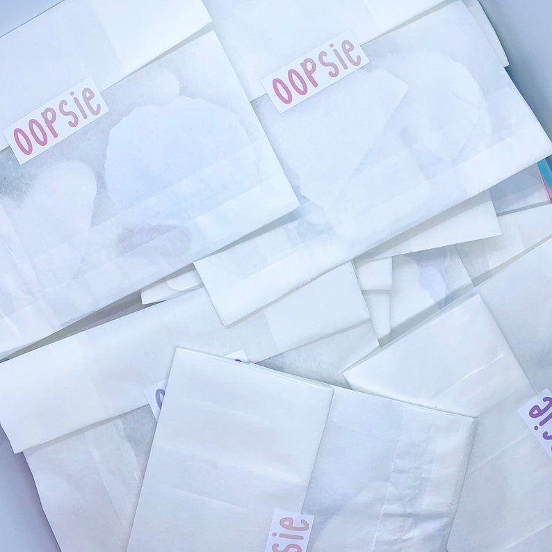 Oops Bags | Discounted Stickers | Grab bag | Kawaii Stickers | Cute stickers | 7 pc | B-Grade Stickers | Holographic Vinyl image 8
