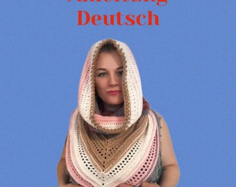 MyDream Hooded Scarf, Digital Anleitung Deutsch