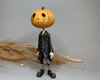 The Little Pumpkin Guy Statue