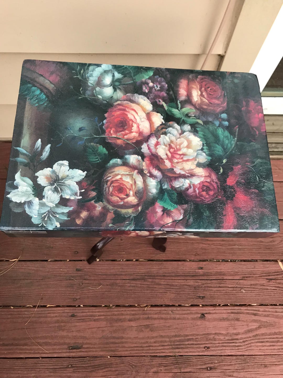Beautiful Floral Box - Etsy