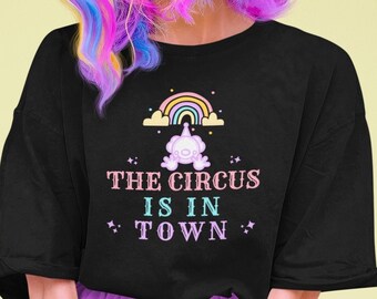 Cute Circus Shirt Gift For Clowncore Aesthetic, Birthday Gift For Carnival Lover, Kidcore Clown Clothes, Clowns Circus Is In Town Gift